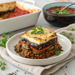 Vegan Moussaka with Lentils Recipe