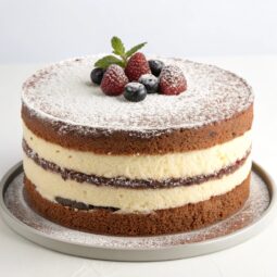 Vanilla and Cocoa Sponge Cake Recipe