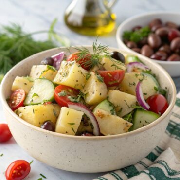 Easy Greek Potato Salad (Patatosalata) Recipe