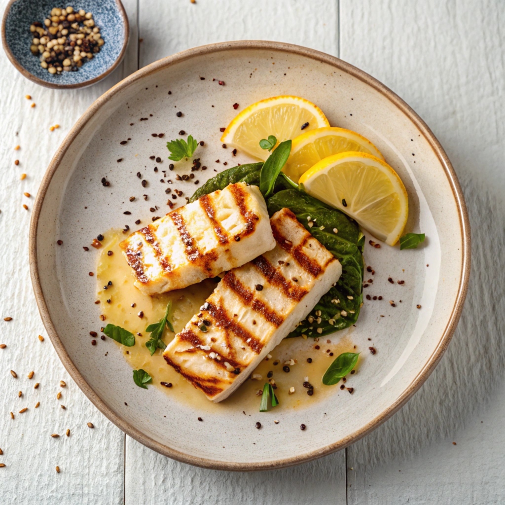 Ingredients for Grilled Halloumi