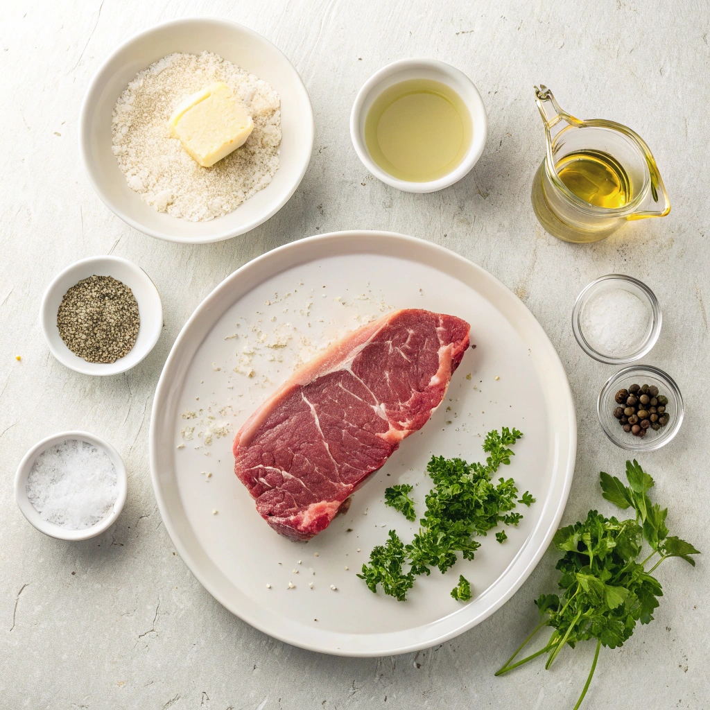 Ingredients for Traditional Sofrito Beef Stew