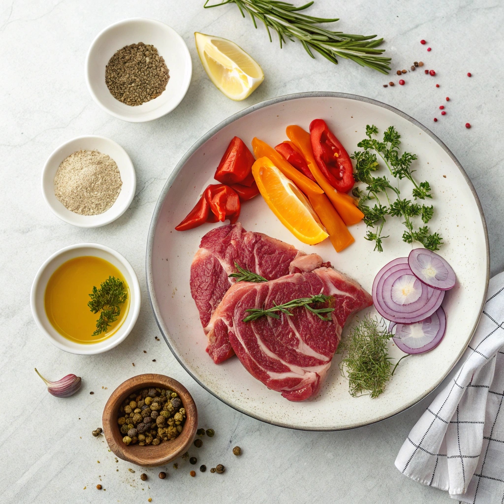 Ingredients for Greek Lamb Kleftiko