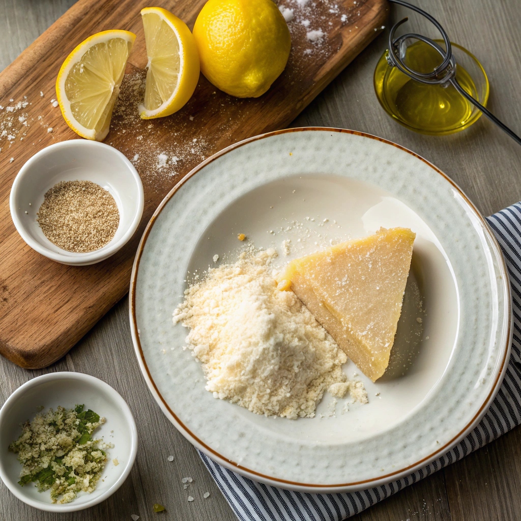 Ingredients for Greek Saganaki