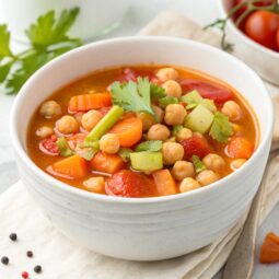 Greek Chickpea soup (Revithia)