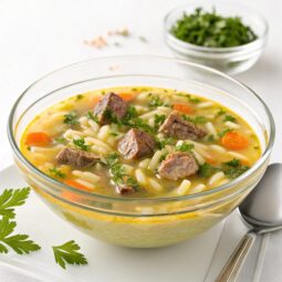 Traditional Magiritsa (Greek Easter soup)