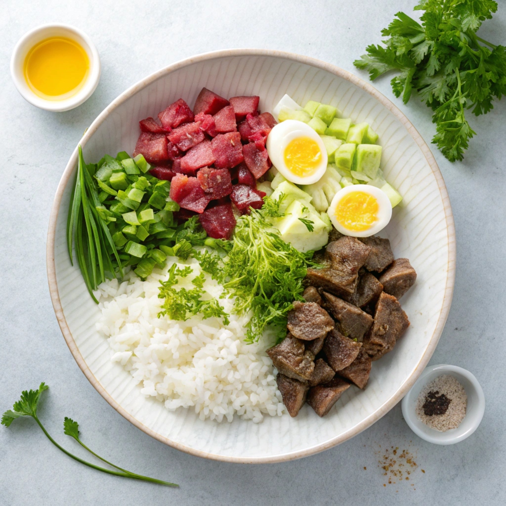 Traditional Magiritsa (Greek Easter soup) Ingredients