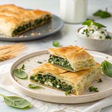 \Spanakopita with homemade phyllo (Authentic Greek spinach pie) Recipe