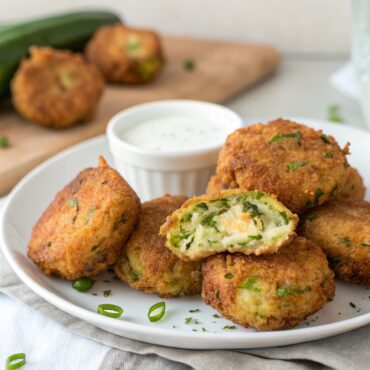 Crispy Fried Zucchini – Courgette Fritters (Greek Kolokithakia tiganita) Recipe