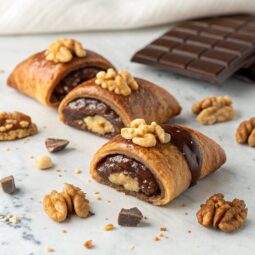 Kariokes (Walnut-filled Chocolate Crescents) Recipe