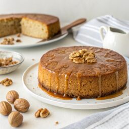 Karidopita/(Greek Walnut Cake with Syrup) Recipe