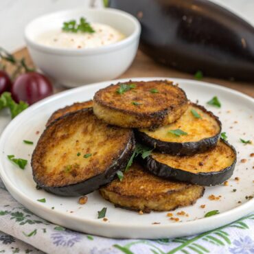 Crispy Greek Fried Eggplant (Melitzanes tiganites) Recipe