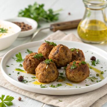 Crispy Greek Lamb Meatballs (Keftedes Arni) Recipe