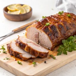 Kontosouvli (Spit roasted BBQ pork) Recipe