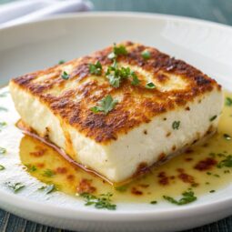 Feta Saganaki (Pan fried Feta cheese) Recipe