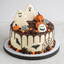 Extra scary Halloween ghost cake Recipe