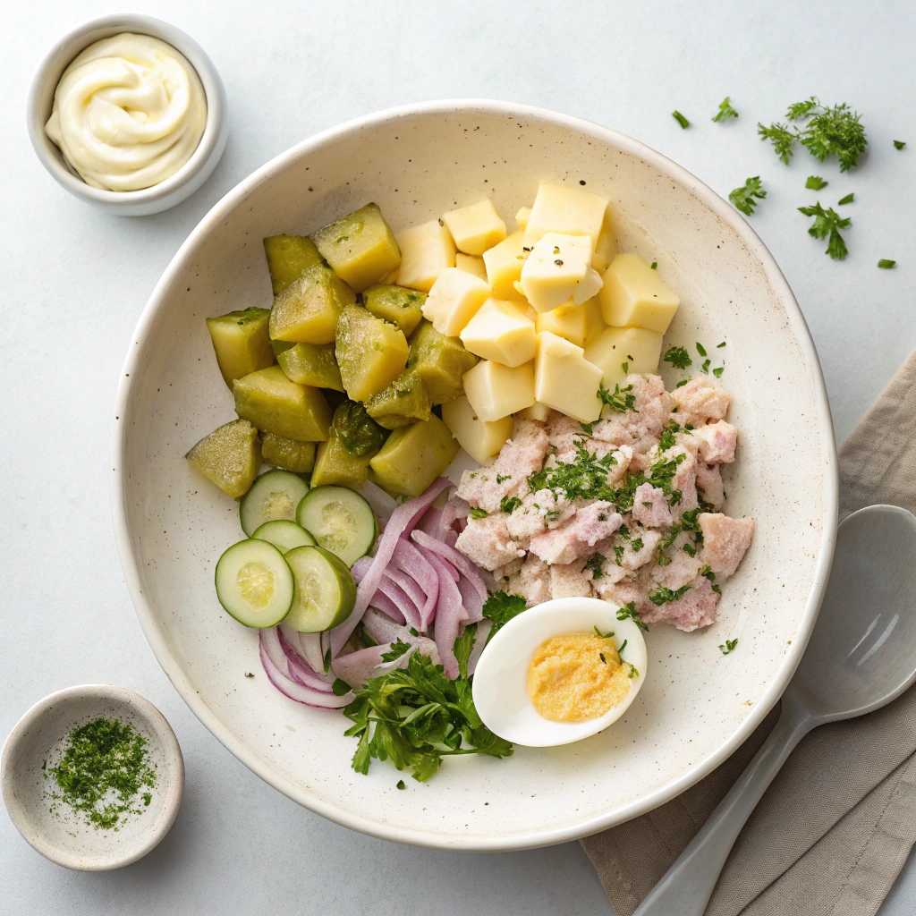 Ingredients for Greek Potato Paradise