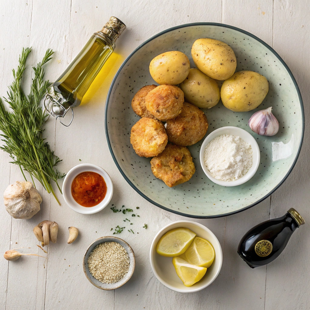 Ingredients for Cod Fritters