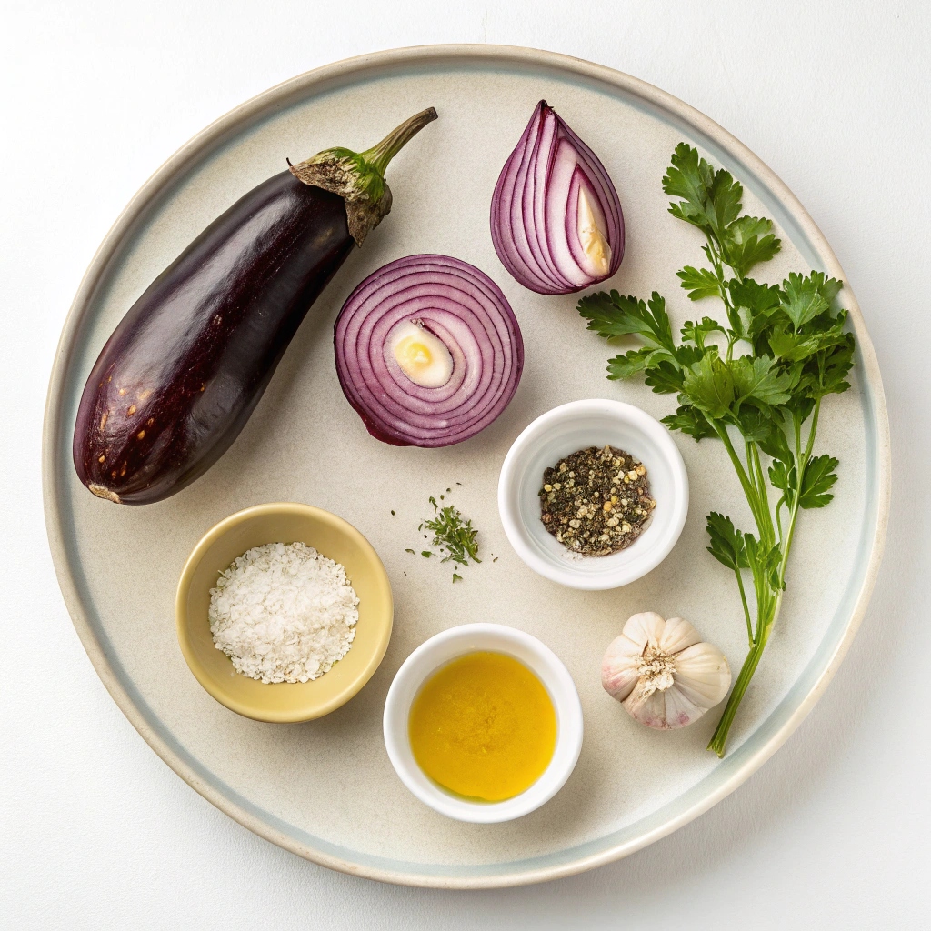 Ingredients for Greek Eggplant Dip