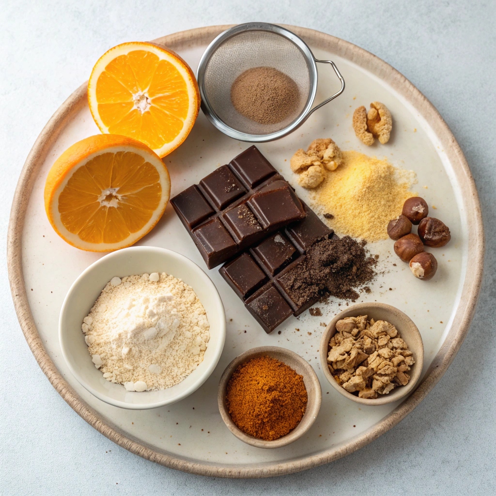 Ingredients for Perfect Lenten Chocolate Brownies