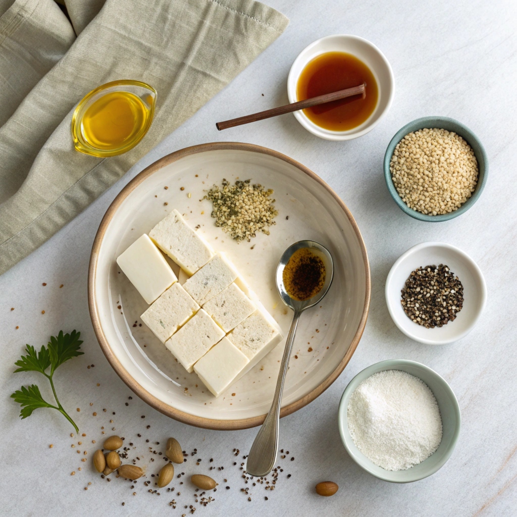 Ingredients for Feta cheese wrapped with Phyllo