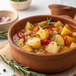 Country-style Greek Potato stew (Patates Yahni) Recipe