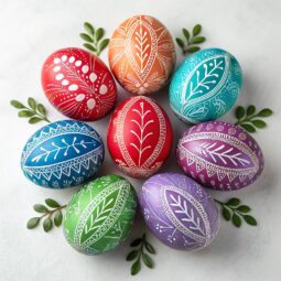 Dyed Greek Easter Eggs Recipe