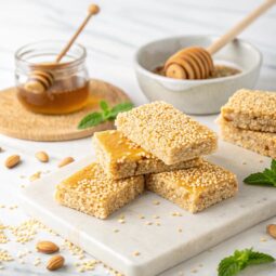 Greek Honey Sesame bars (Pasteli ) Recipe