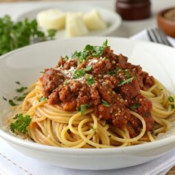 Makaronia me Kima (Greek style spaghetti in meat sauce/bolognese) Recipe