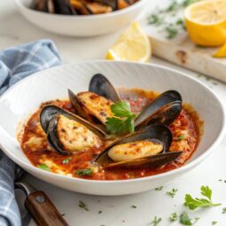 Mussels Saganaki (Greek Midia Saganaki) Recipe