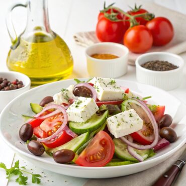 Traditional Greek Salad (Horiatiki / Xoriatiki) Recipe