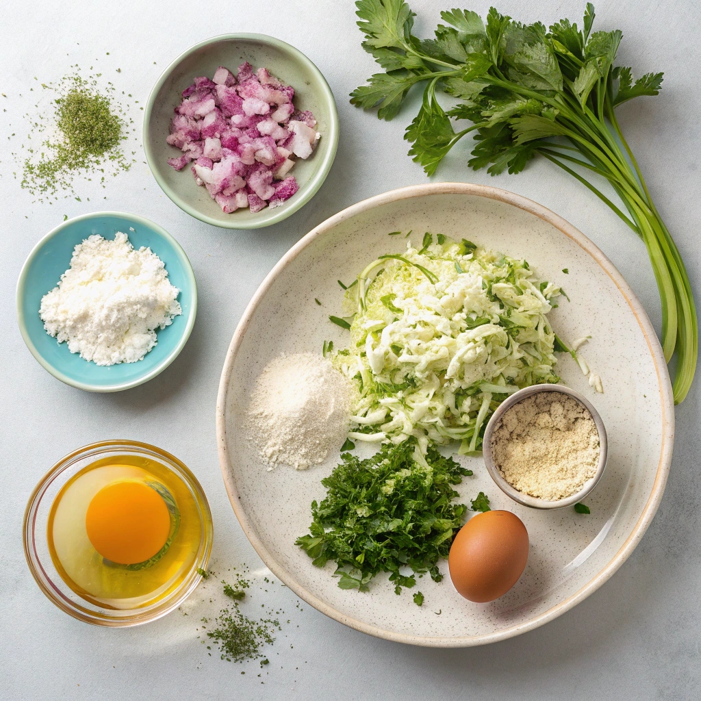 Ingredients for Greek Kolokithopita