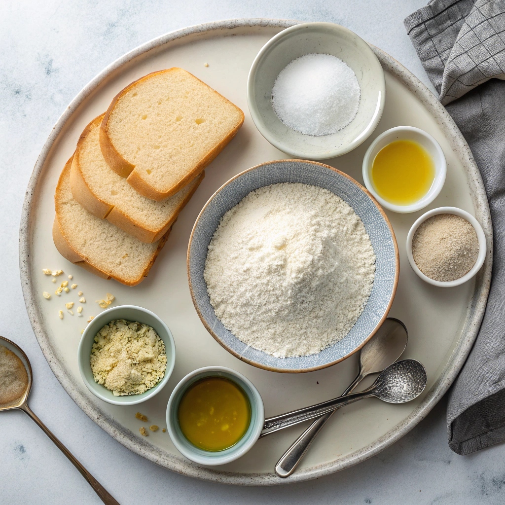 Ingredients for Greek Village Bread (Horiatiko Psomi)