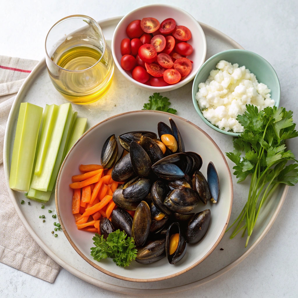 Fresh Mediterranean Mussels Ingredients