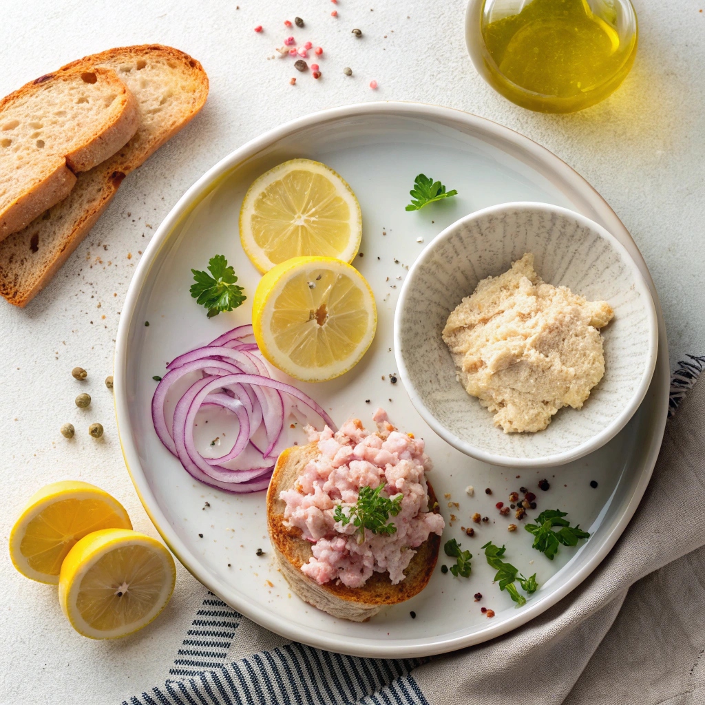 Fresh Greek Taramasalata Ingredients