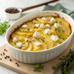 Perfect Potato gratin with Feta cheese Recipe