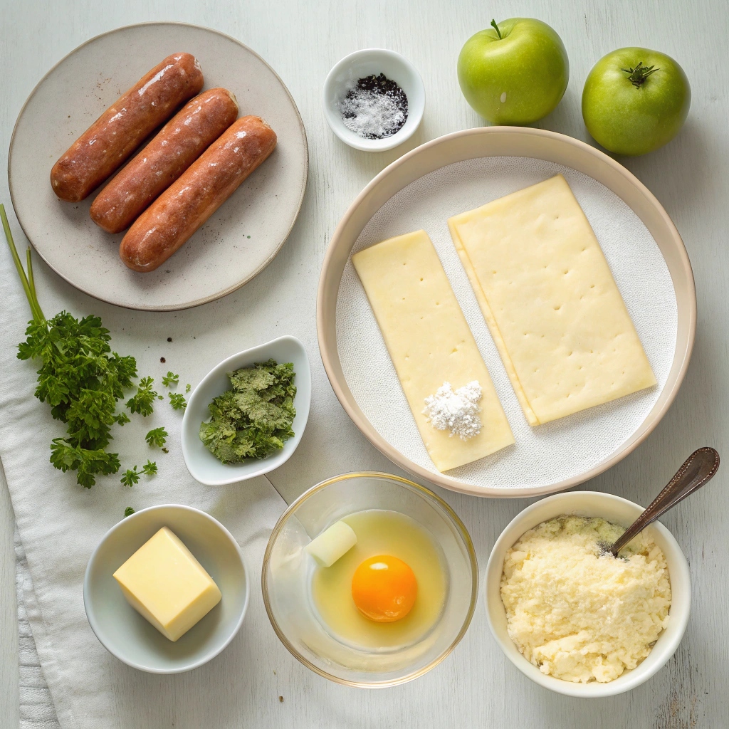 Ingredients for Puff Pastry Parcels