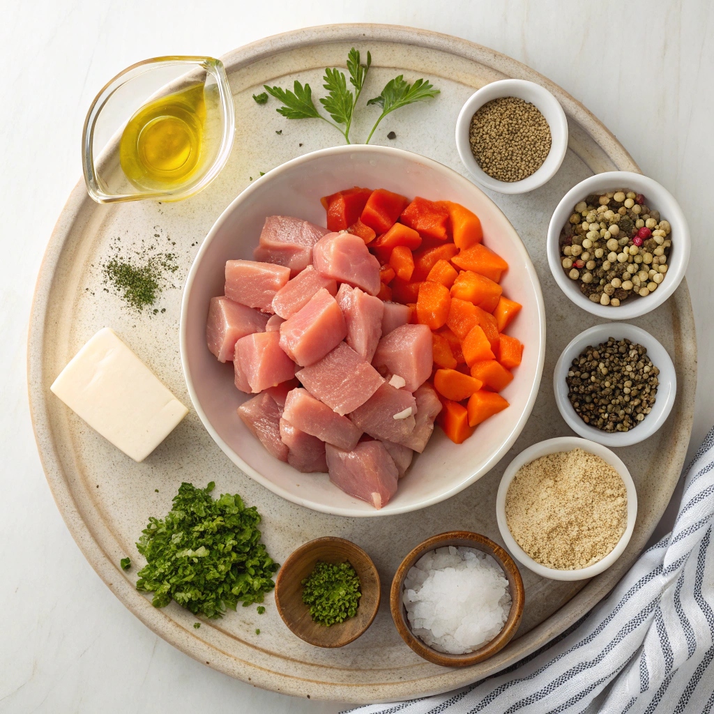 Fresh Greek Bekri Meze Ingredients