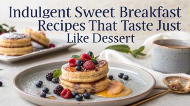 16 Indulgent Sweet Breakfast Recipes That Taste Just Like Dessert